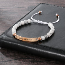 Load image into Gallery viewer, pulsera con grabado personalizado para hombre