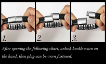 Load image into Gallery viewer, Pulsera de acero inoxidable para hombre