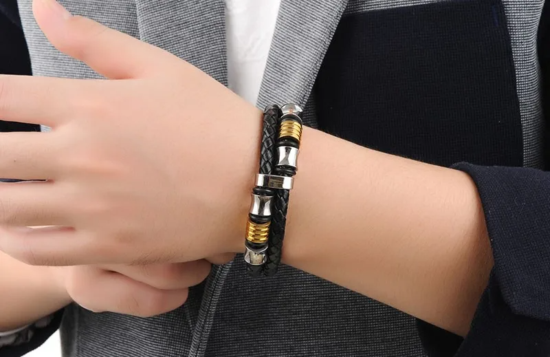 Pulsera de acero inoxidable para hombre