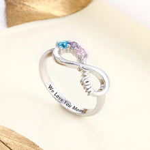 Load image into Gallery viewer, Anillos de plata de ley 925 personalizados para madres