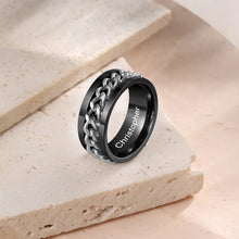 Load image into Gallery viewer, Anillos grabados personalizados para hombres