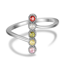 Load image into Gallery viewer, Anillos de piedra natal personalizados para mujer