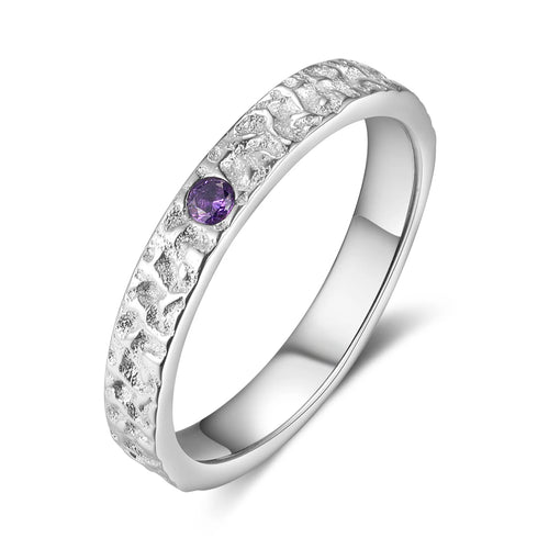 Anillos de piedra natal personalizados para mujer