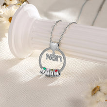 Load image into Gallery viewer, Collar de círculo Nan personalizado con 1-8 piedra natal