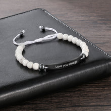 Load image into Gallery viewer, pulsera con grabado personalizado para hombre