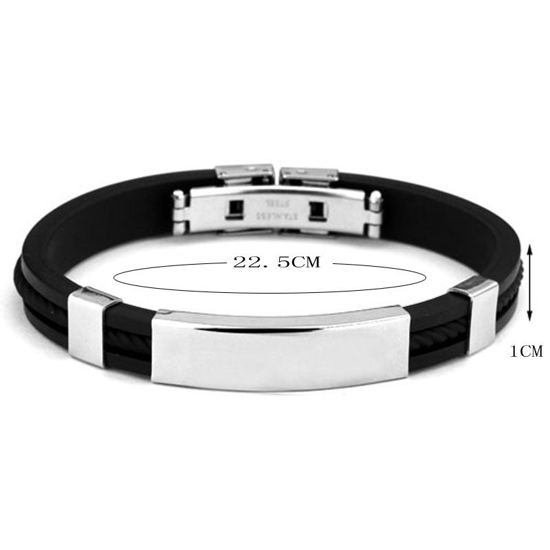 Pulsera de identificación grabada personalizada