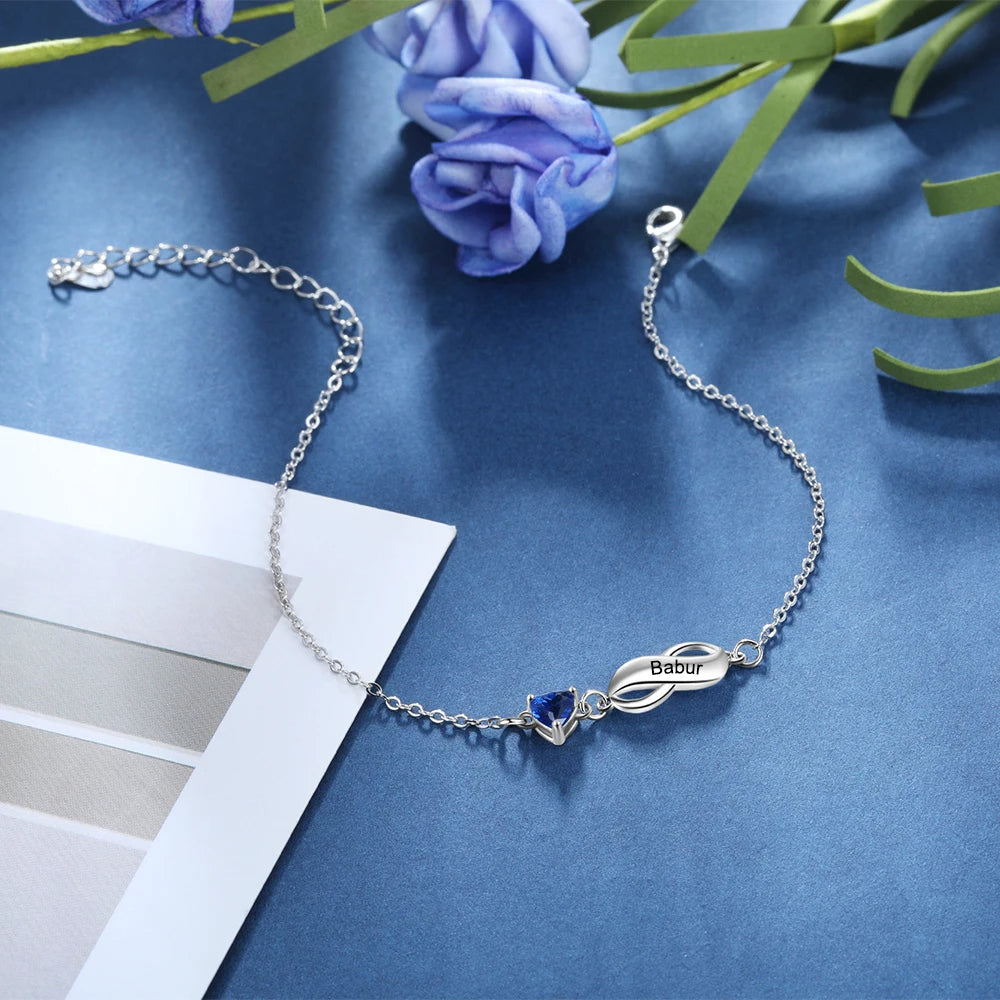 Pulsera Infinity personalizada para mujer