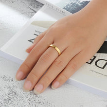 Load image into Gallery viewer, Anillos ajustables de acero inoxidable para Aniversario de amantes