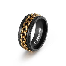 Load image into Gallery viewer, Anillos grabados personalizados para hombres