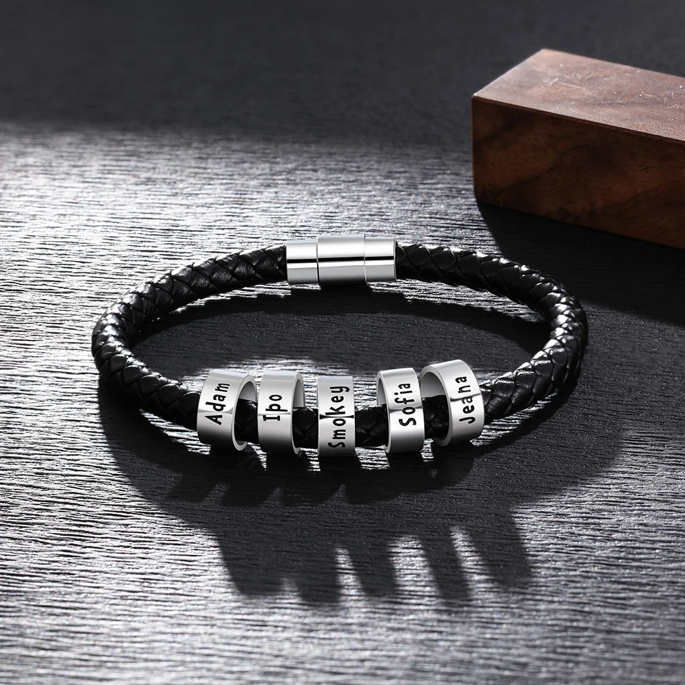 pulsera de plata de ley 925 para hombre