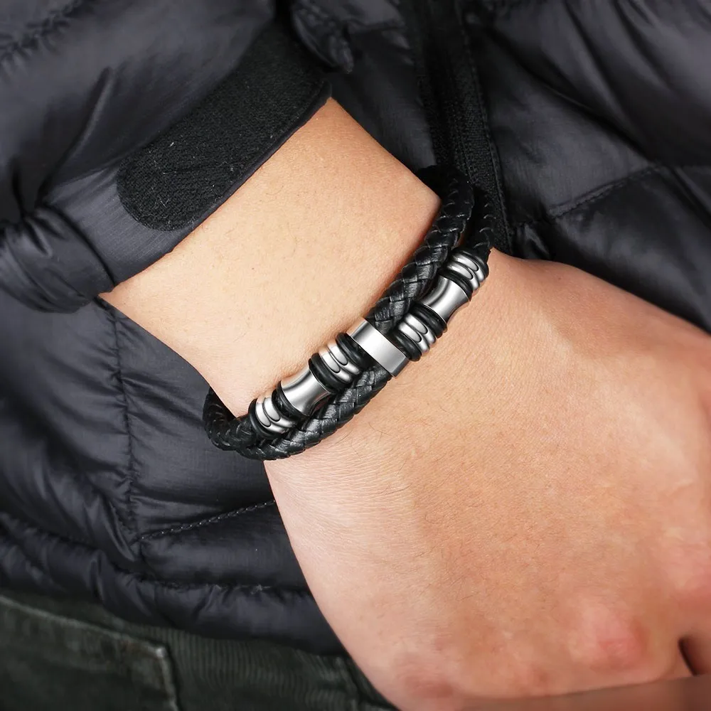 Pulsera de acero inoxidable para hombre