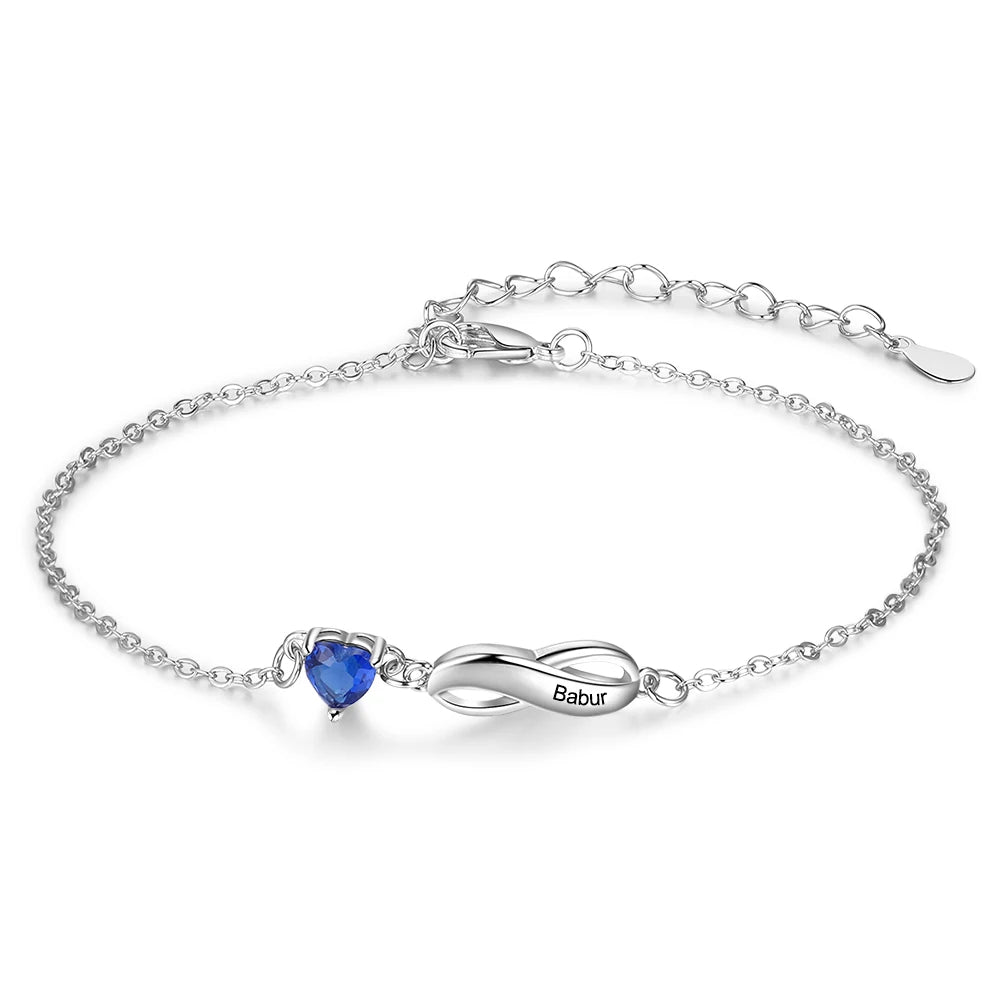 Pulsera Infinity personalizada para mujer