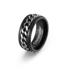 Load image into Gallery viewer, Anillos grabados personalizados para hombres