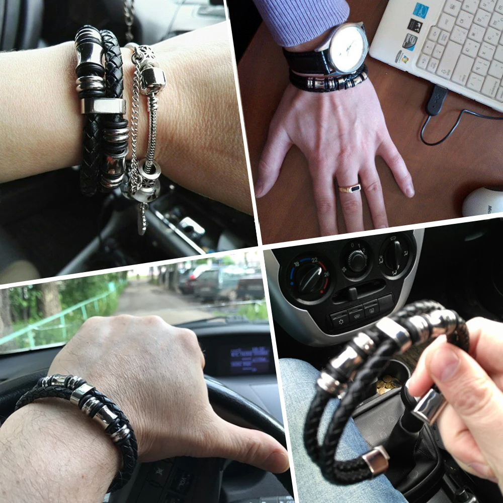 Pulsera de acero inoxidable para hombre