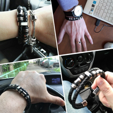 Load image into Gallery viewer, Pulsera de acero inoxidable para hombre