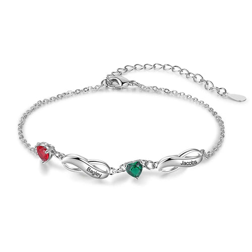 Pulsera Infinity personalizada para mujer