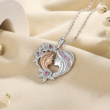 Load image into Gallery viewer, Collar con colgante personalizado para madre e hija