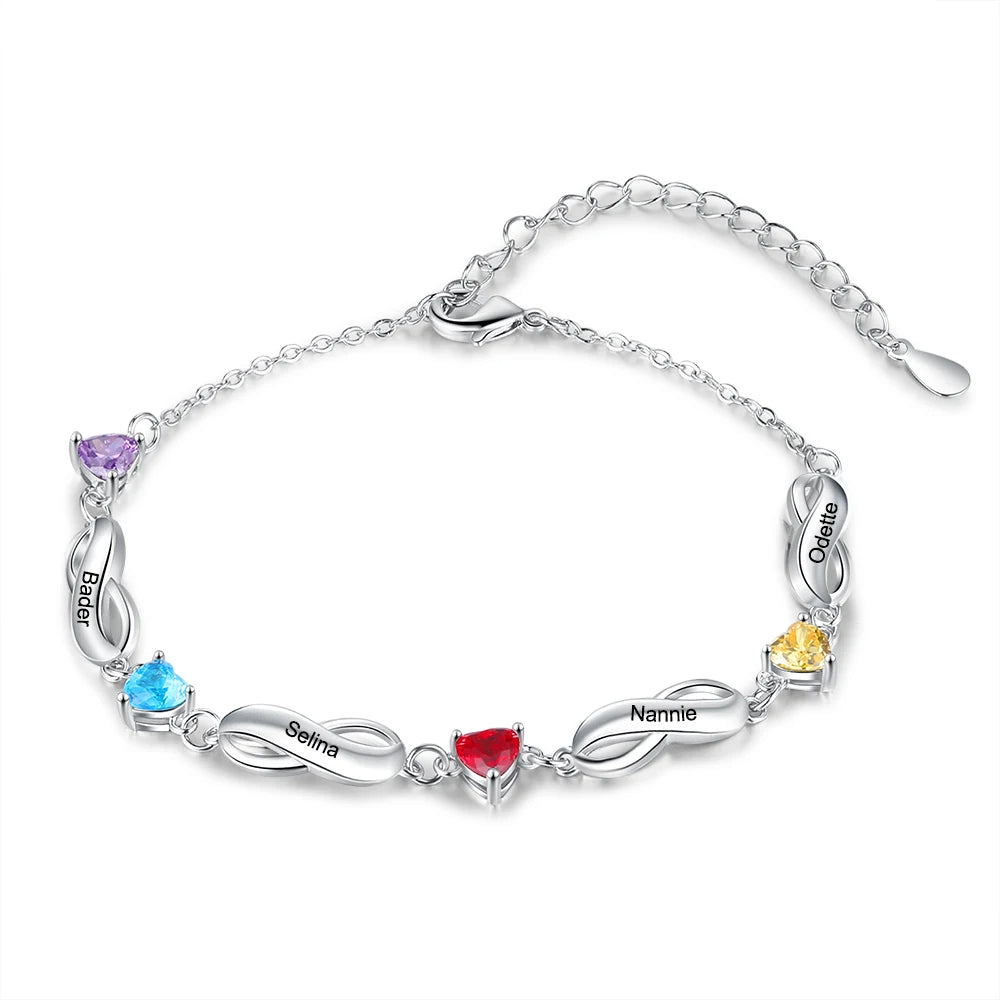Pulsera Infinity personalizada para mujer