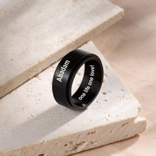 Load image into Gallery viewer, Anillos grabados personalizados para hombres