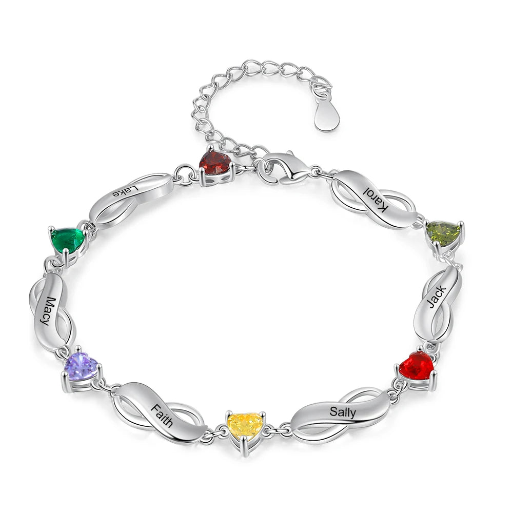 Pulsera Infinity personalizada para mujer