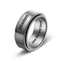 Load image into Gallery viewer, Anillos grabados personalizados para hombres