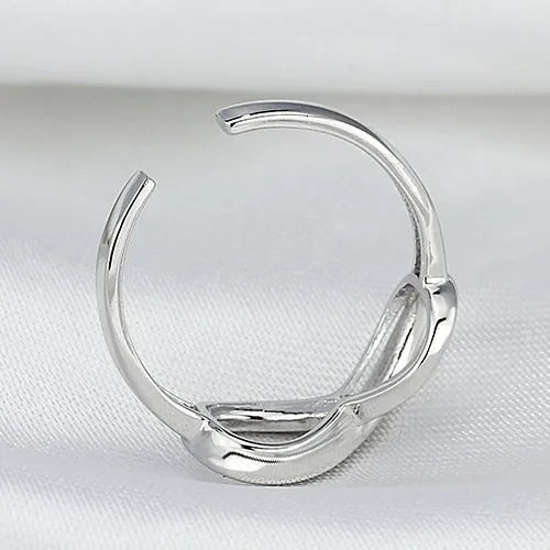 Anillos de plata de ley 925 auténtica para mujer