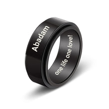 Load image into Gallery viewer, Anillos grabados personalizados para hombres