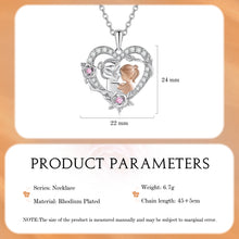 Load image into Gallery viewer, Collar con colgante personalizado para madre e hija