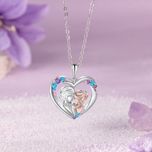 Load image into Gallery viewer, Collar con colgante personalizado para madre e hija