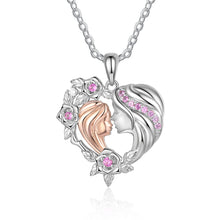 Load image into Gallery viewer, Collar con colgante personalizado para madre e hija