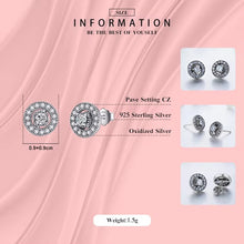 Load image into Gallery viewer, pendientes clásicos de plata de ley 100% para mujer