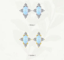 Load image into Gallery viewer, pendientes de ópalo Natural para mujer