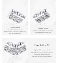 Load image into Gallery viewer, pendientes de plata de ley 925 para mujer, aretes de flecha con cuentas elegantes