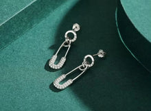 Load image into Gallery viewer, pendientes de plata de ley 925 para mujer y niña