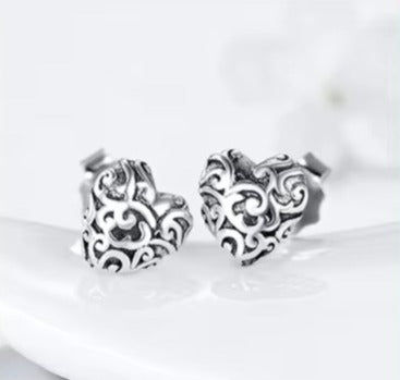 pendientes de plata de ley 925 auténtica para mujer