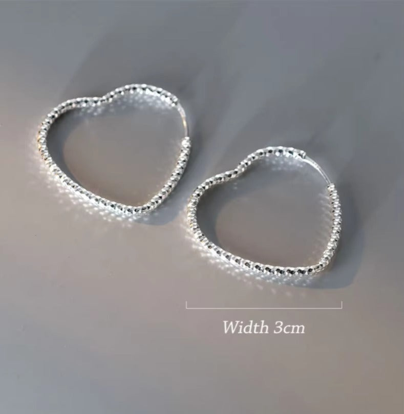 pendientes de aro de Plata de Ley 925 auténtica para mujer