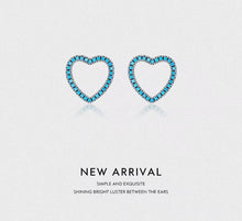 Cargar imagen en el visor de la galería, pendientes de tuerca de Plata de Ley 925 para mujer