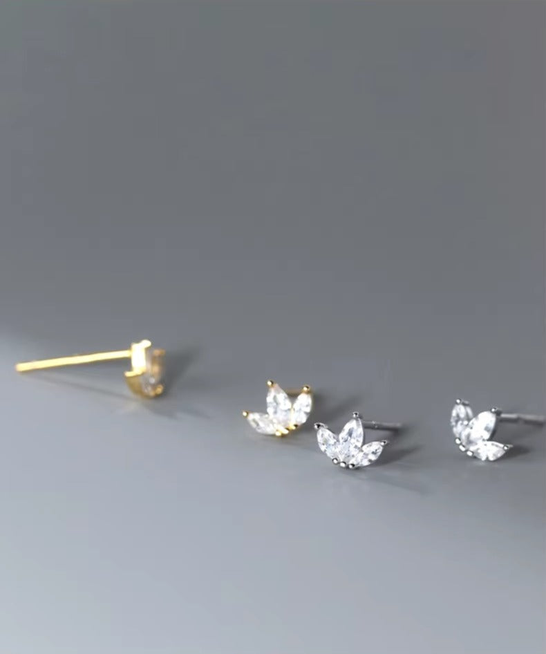 pendientes de plata de primera ley y Circonia cúbica para mujer