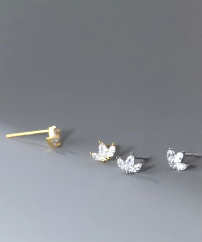 pendientes de plata de primera ley y Circonia cúbica para mujer