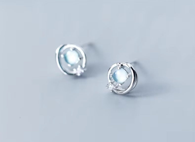 pendientes de plata de ley 100% para mujer y niña