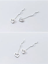 Load image into Gallery viewer, pendientes colgantes de cadena larga para mujer