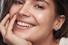 Load image into Gallery viewer, pendientes de plata de primera ley y árbol de la vida para mujer, aretes pequeños, plata esterlina 100%