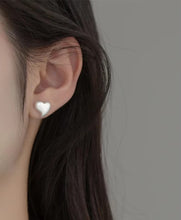 Load image into Gallery viewer, pendientes de plata de ley 925 con acabado esmerilado para mujer