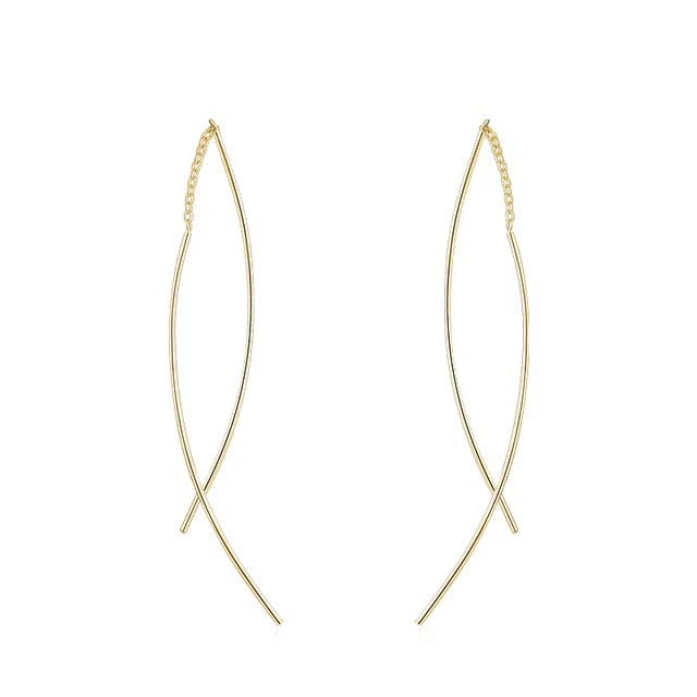 pendientes colgantes de plata de ley 925 para mujer, joyería fina