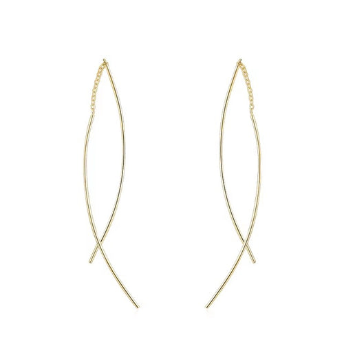 pendientes colgantes de plata de ley 925 para mujer, joyería fina