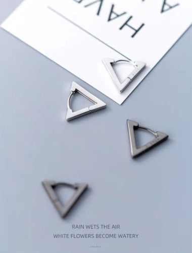 pendientes minimalistas de Plata de Ley 925 para mujer