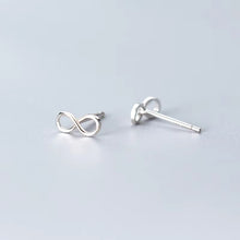 Load image into Gallery viewer, pendientes de plata de ley 925 con forma de corazón para mujer