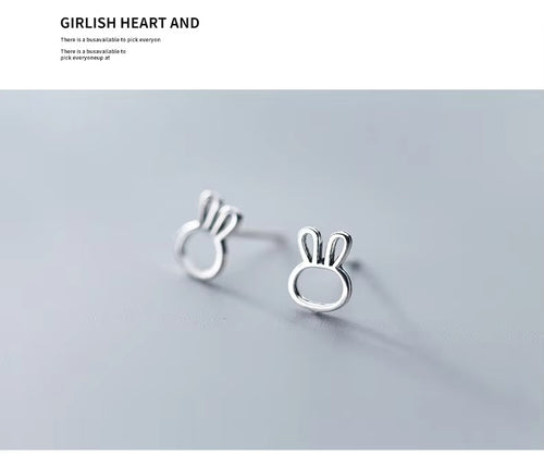 pendientes de plata de ley 100% para niña y niño