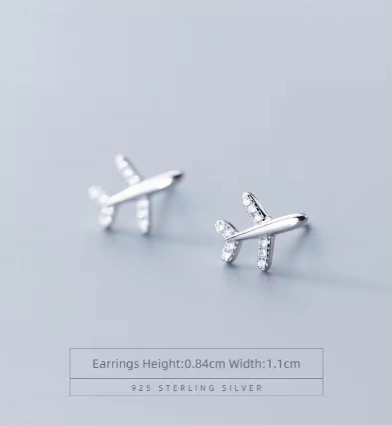 pendientes pequeños de plata de ley 100% 925 para mujer