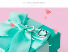 Load image into Gallery viewer, pendientes de aro en forma de U para mujer